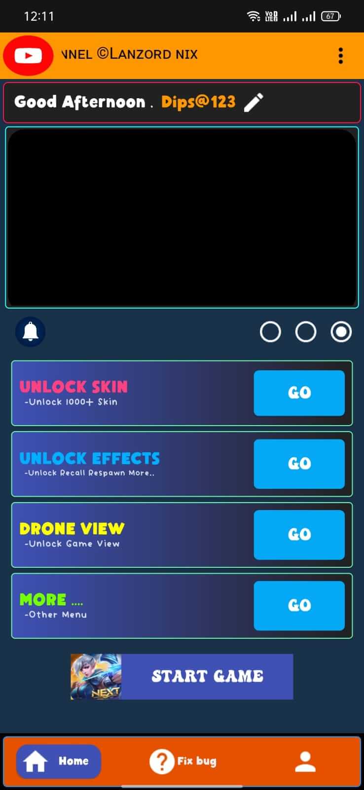 NiX Injector screenshot 1