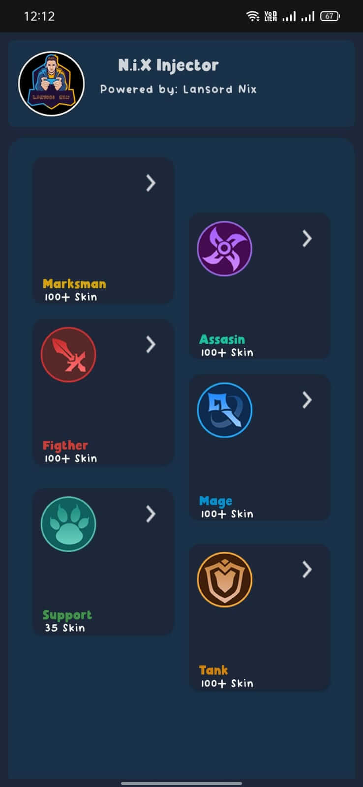 NiX Injector screenshot 1