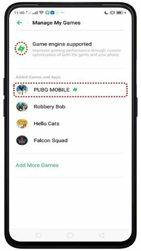 Oppo Game Space screenshot 1