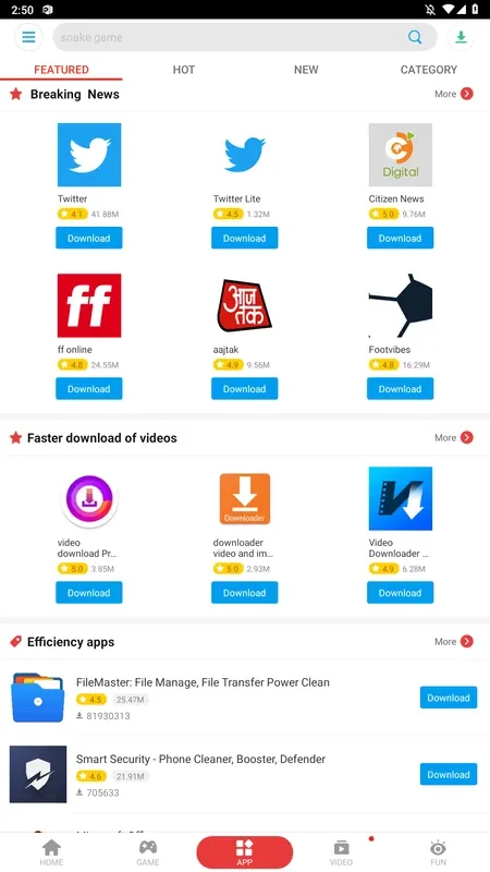 Palmstore screenshot 1