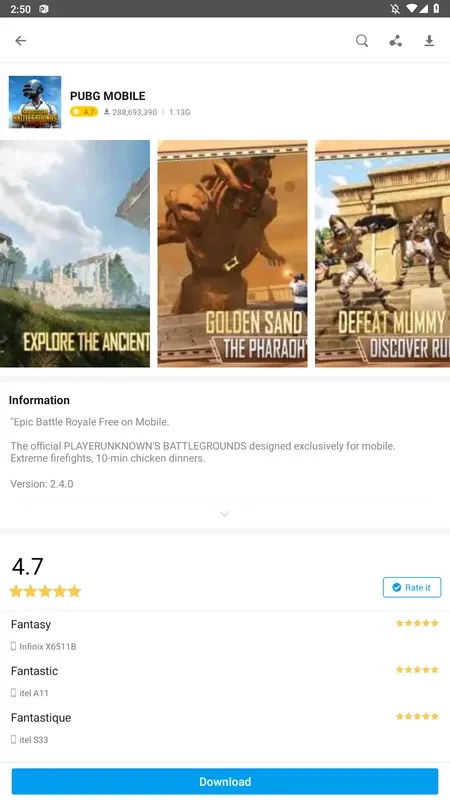 Palmstore screenshot 1