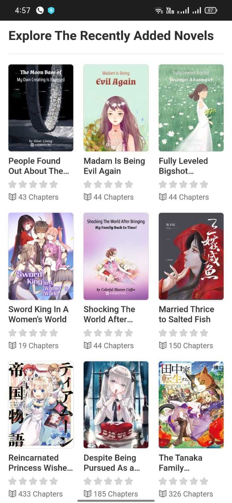 Panda Novel screenshot 1
