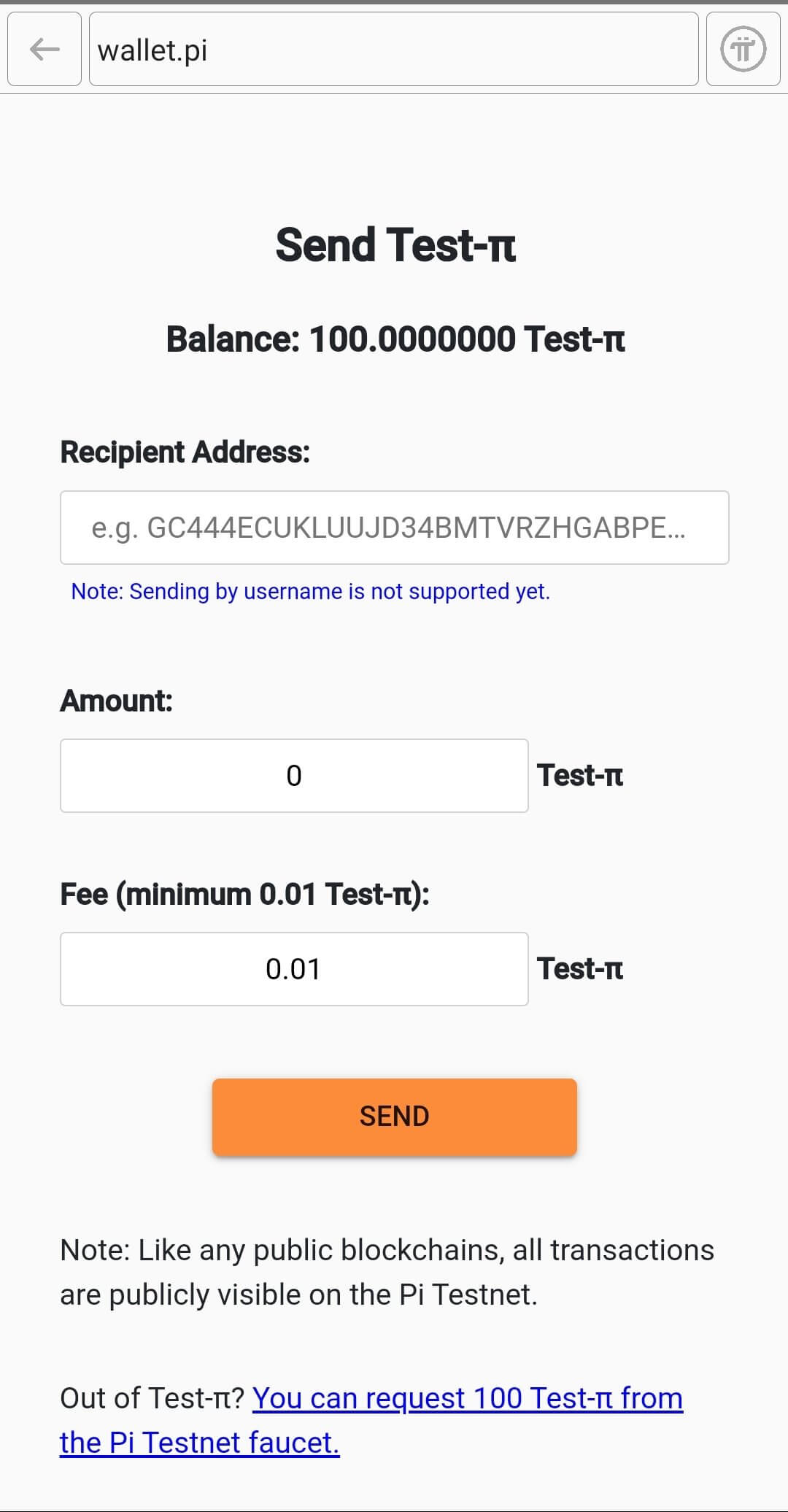 Pi Browser screenshot 1