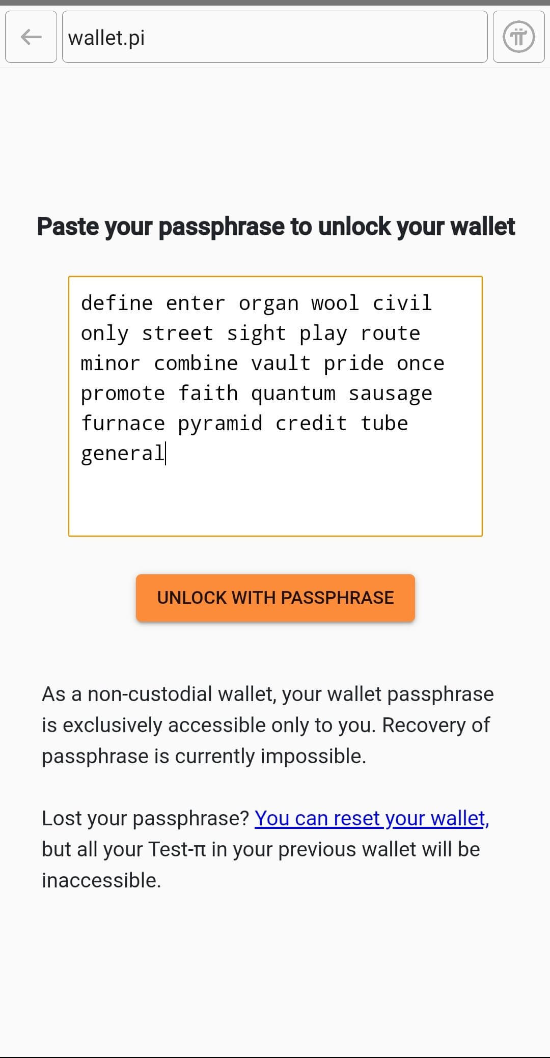Pi Browser screenshot 1