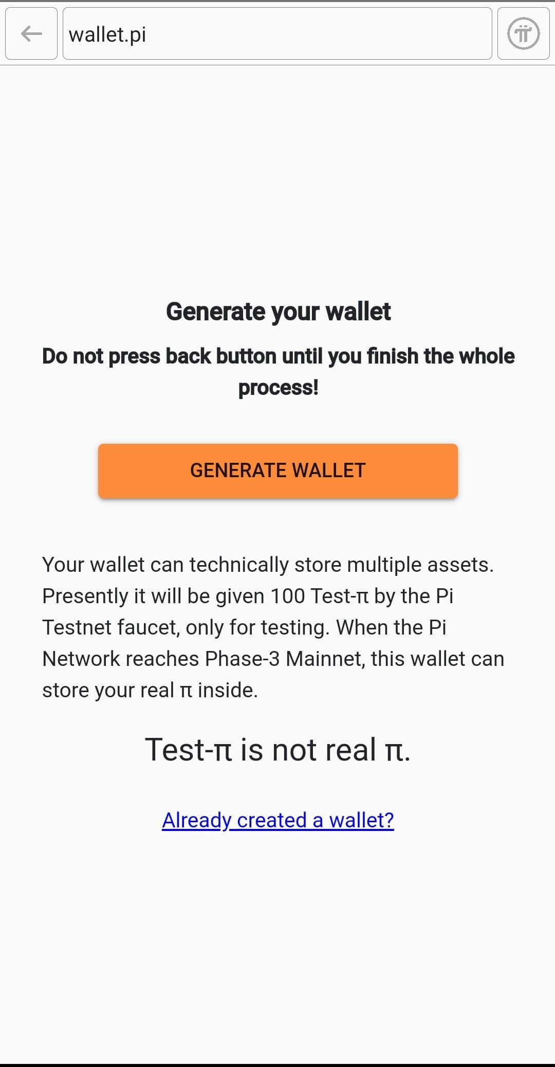 Pi Browser screenshot 1