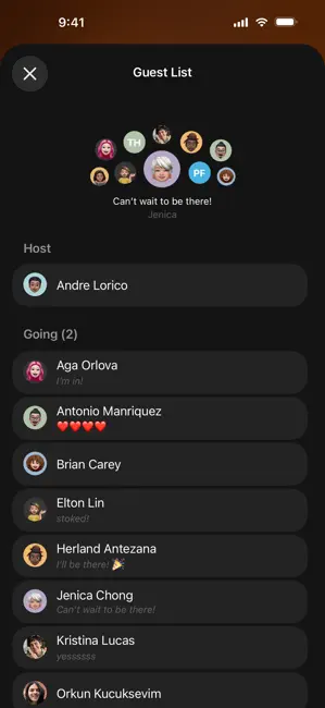 ‎Apple Invites App screenshot 1