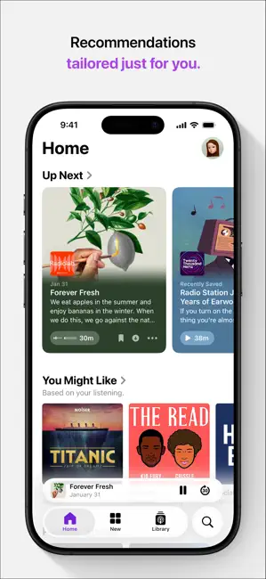 ‎Apple Podcasts App screenshot 1