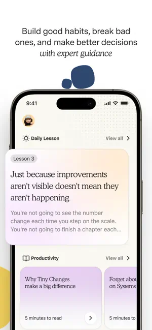 ‎Atoms - from Atomic Habits App screenshot 1