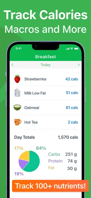 ‎Calorie Counter PRO MyNetDiary App screenshot 1
