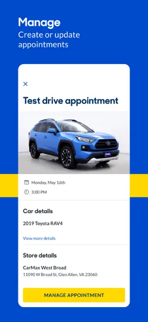 ‎CarMax: Used Cars for Sale App screenshot 1