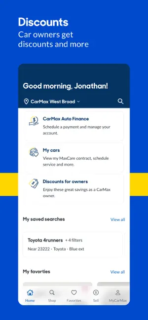 ‎CarMax: Used Cars for Sale App screenshot 1