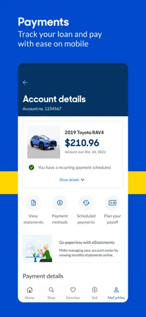 ‎CarMax: Used Cars for Sale App screenshot 1