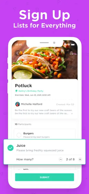 ‎Hobnob Invitation Maker App screenshot 1