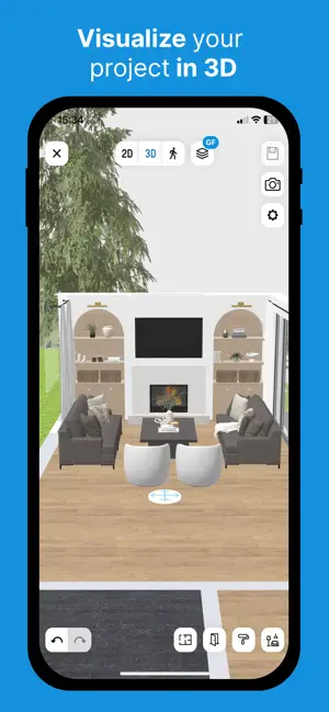 ‎HomeByMe - House Planner 3D App screenshot 1