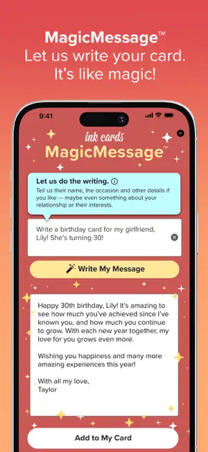 ‎Ink Cards: Send Custom Cards App screenshot 1