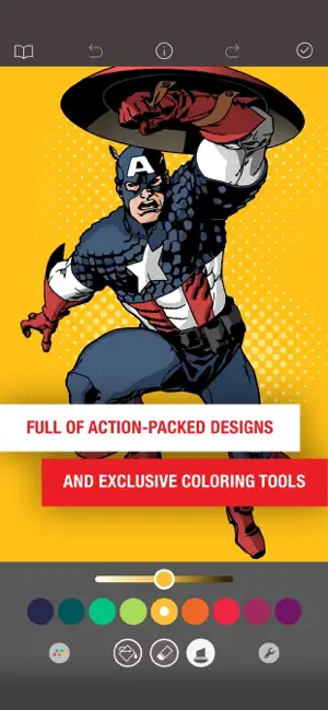 ‎Marvel: Color Your Own App screenshot 1