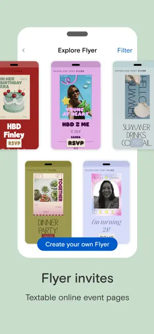 ‎Paperless Post: Invitations App screenshot 1