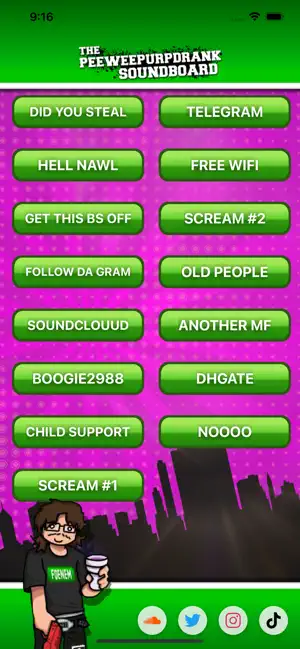 ‎PeeWee Purpdrank's Soundboard App screenshot 1