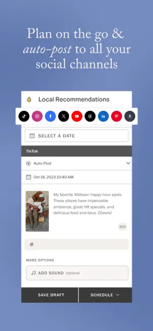 ‎Planoly: Social Media Planner App screenshot 1