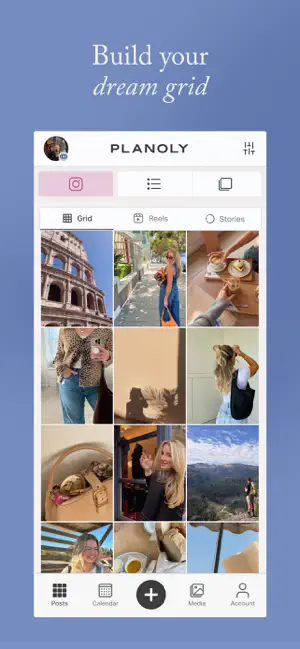 ‎Planoly: Social Media Planner App screenshot 1