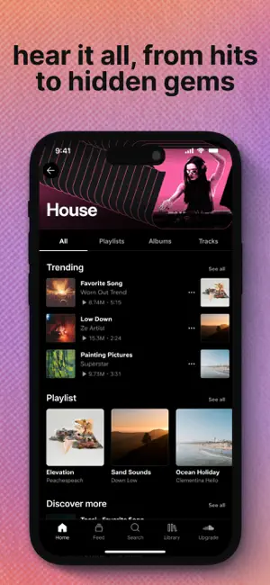 ‎SoundCloud: The Music You Love App screenshot 1