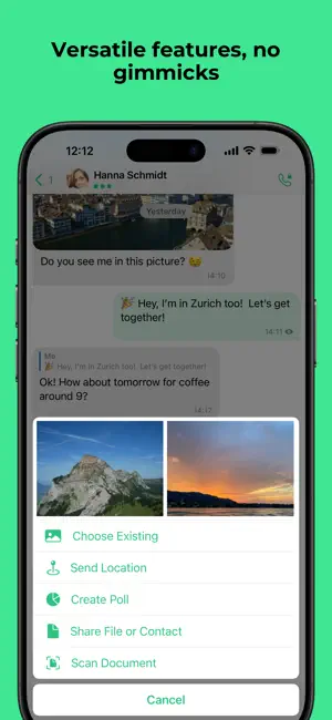 ‎Threema. The Secure Messenger App screenshot 1