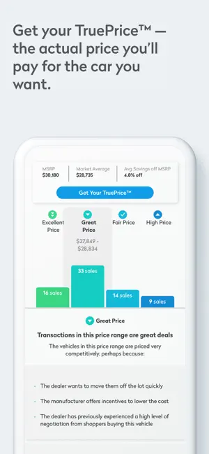 ‎TrueCar Used Cars and New Cars App screenshot 1