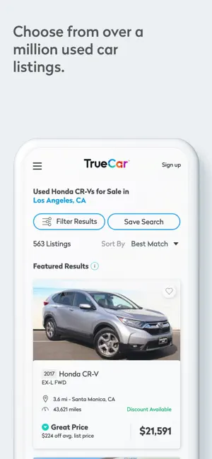 ‎TrueCar Used Cars and New Cars App screenshot 1