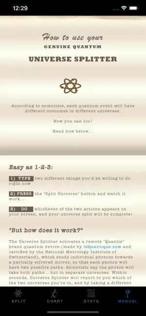 ‎Universe Splitter App screenshot 1