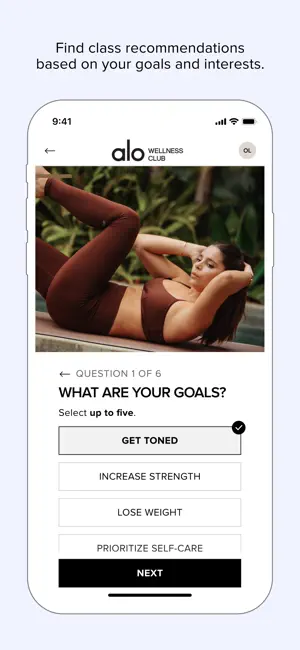 ‎ALO Wellness Club App screenshot 1
