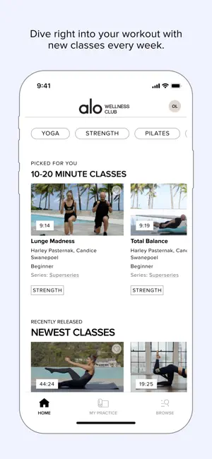 ‎ALO Wellness Club App screenshot 1