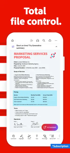 ‎Adobe Acrobat Reader: Edit PDF App screenshot 1