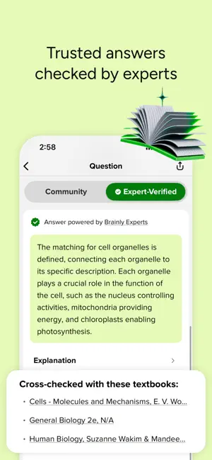 ‎Brainly: AI Homework Helper App screenshot 1
