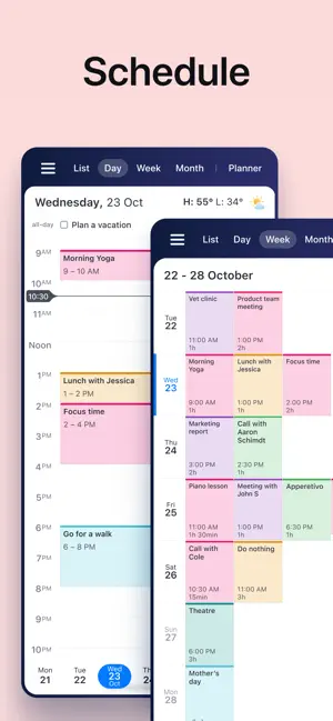 ‎Calendars: Schedule Planner App screenshot 1