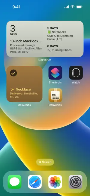 ‎Deliveries: a package tracker App screenshot 1