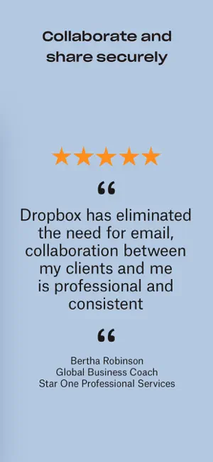 ‎Dropbox: Cloud Storage Backup App screenshot 1