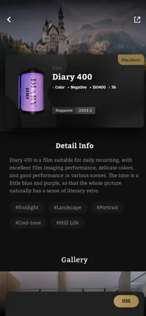 ‎FIMO - Analog Camera App screenshot 1