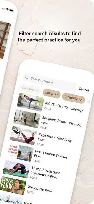 ‎Find What Feels Good Yoga App screenshot 1
