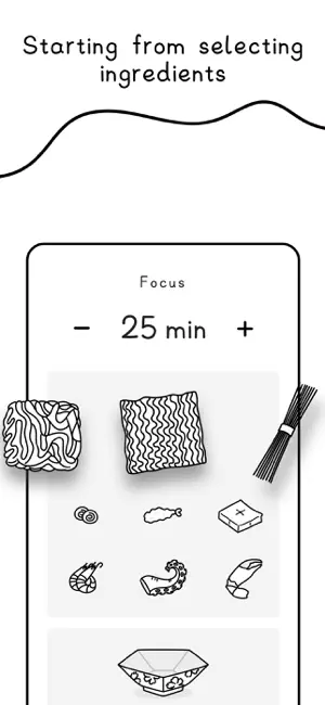 ‎Focus Noodles-Study timer App screenshot 1