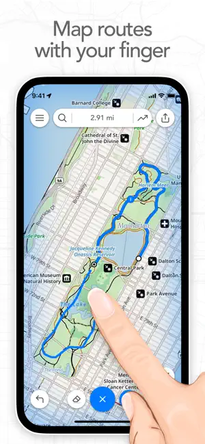 ‎Footpath Route Planner App screenshot 1