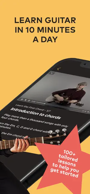 ‎Fretello Guitar Lessons App screenshot 1