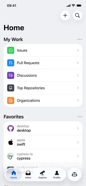‎GitHub App screenshot 1