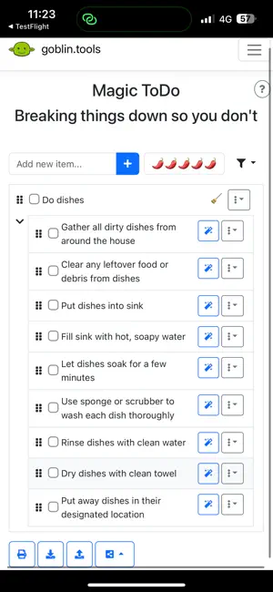 ‎Goblin Tools App screenshot 1