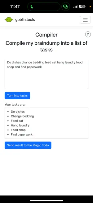 ‎Goblin Tools App screenshot 1
