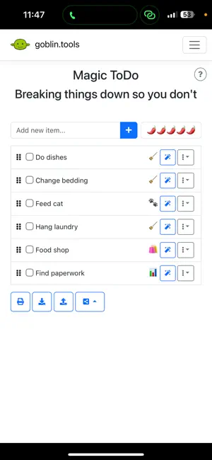 ‎Goblin Tools App screenshot 1