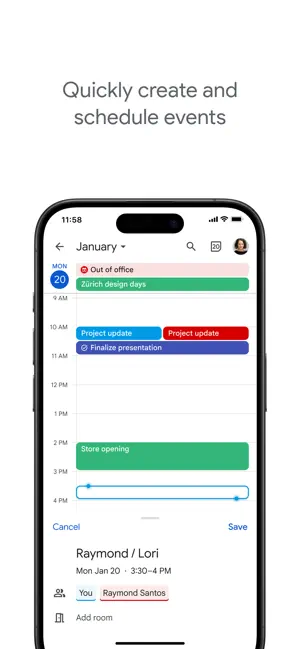 ‎Google Calendar: Get Organized App screenshot 1