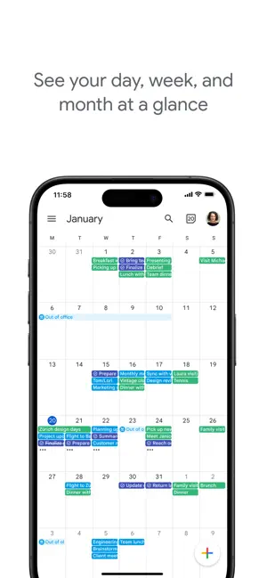 ‎Google Calendar: Get Organized App screenshot 1