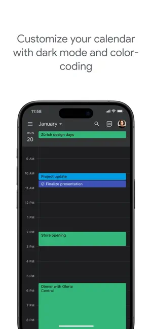 ‎Google Calendar: Get Organized App screenshot 1