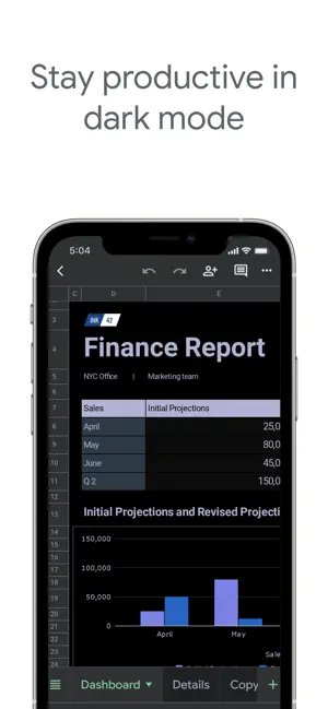 ‎Google Sheets App screenshot 1