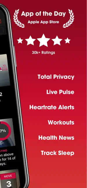 ‎HeartWatch: Heart Rate Monitor App screenshot 1